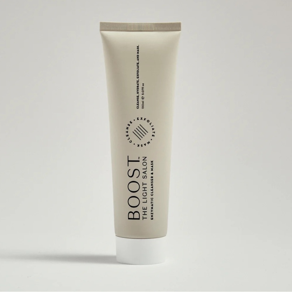 NIB the light salon boost Enzymatic Cleanser & Mask $48 insane deal